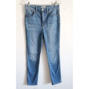 Madewell 10" High Rise Skinny Crop Jeans - Size 27